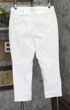 And Now This Rolled-Cuff Distressed Straight-Leg Jeans ANT23300-4P White 16W