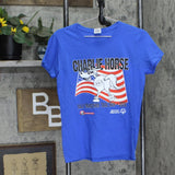 Womens Pagoda Pacers Special Olympics Charlie Horse Run 2015 Shirt Royal Blue M