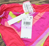 Trina Turk Womens Waltz Side-Tie Bikini Bottom 3404425 Pink Multi 6