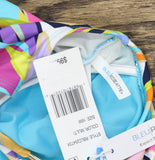 Bleu By Rod Beattie Top with Adjustable Straps and Underwire Blue Multi 16W