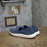 Clarks Breeze Stretch Cloudsteppers Slip-On Loafer 26182066 Navy Blue 6W