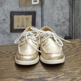 White Mountain Womens Vintage Shiny Boat Shoes 1673ee7dfa2beb Gold Yellow 6M