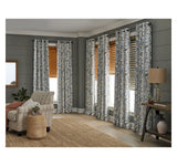 Linden Street Blackout Single Curtain Panel Multi Floral Green Blue 50x108