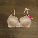 Maidenform Lift Plunge Push Up & In Bra Sandshell Pink / Honey Blush Beige 36D