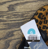 Universal Thread Mary Jane Flats with Ankle Strap 94462393 Leopard Dark Brown 8M