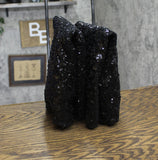 A New Day Womens Abba Sequin Foldover Tall Boots 91636693 Black 8M
