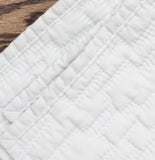Hotel Collection Cotton Quilted Willow Bloom Coverlet Mint Green Full / Queen