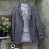 Tommy Hilfiger Modern Fit Flex Stretch Suit Jacket Grey Gray 38 Long