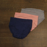 Fruit Of The Loom Womens 3pk Relaxing Comfort Brief Underwear Assorted L