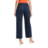 A New Day Womens High-Rise Straight Ankle Chino Pants 89476958 Navy Blue 4