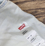 Levi's Cinch Baggy Womens Jeans Zip Fly 94417175 On Blast Blue 24X31
