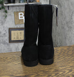 Universal Thread Womens Sarah Suede Shearling Winter Boots 91467407 Black 6M