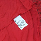 State Of Day Womens Knit Tank Chemise Nightgown 100196977MS Tango Red S