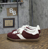 Universal Thread Spencer Fashion Sneakers Memory Foam Insole Burgundy Red 7.5M