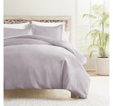 Home Collection Solid Cotton Duvet Cover Mauve Brown Pink Full / Queen