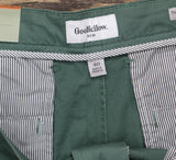 Goodfellow & Co Every Wear 9" Slim Fit Flat Front Chino Shorts Teal Green 40