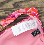 Lauren Ralph Lauren Provence Paisley Tie Front Halter Swim Top Pink Multi 8