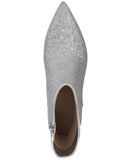 On 34th Womens Aatira Tulip Booties 10019682200 Silver Glitter Gray 5M