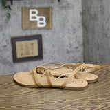 A New Day Womens Alexandra Ankle Strap Sandals 94944151 Tan Brown 8M