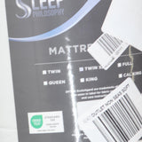 Sleep Philosophy 3M Scotchgard Waterproof Mattress Protector Pad White Twin XL