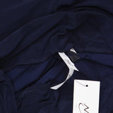 Ny Collection Womens Petite Cropped Pull On Pants with Sash Navy Blue PM