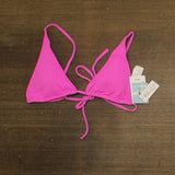 Roxy Womens Tiki Triangle Bikini Top 434001979 Bright Pink XL