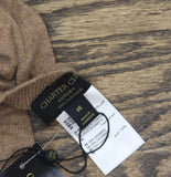Charter Club Womens 100% Cashmere Fingerless Knit Gloves Praline Heather Brown