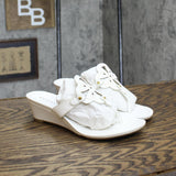 Charter Club Damask Womens Penelopee Slides Wedge Sandals 10009958900 White 6.5M