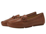 Michael Michael Kors Juliette Leather Moccasins Loafers Luggage Brown 6.5M
