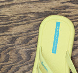Ipanema Womens Meu Sol Rasteira Flip Flops 27133 Blue/ Yellow 10M