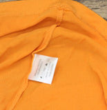 Belldini Strappy Cold Shoulder Top with Grommet Trim Clementine Orange / Gold 3X