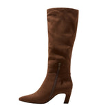 A New Day Womens Raye Tall Dress Boots 88375198 Dark Brown 6M