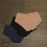 Calvin Klein Womens 3-Pack Invisibles Hipster Panty Set QD3559 Black Multi S