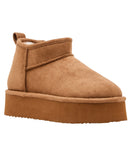 Madden Girl Brave Platform Cozy Bootie BRAV02J1 Tan Brown 9.5M