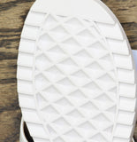 Aerosoles Jordyn Cushioned Flip Flop Thong Sandals White Faux Leather 9.5M