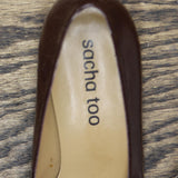 Sacha Too Womens Vintage Block Heels 1673edcfa1f5d1 Brown 6B