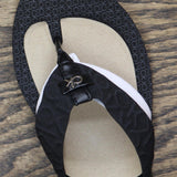 Calvin Klein Women's Meena Beach Slip-On Wedge Flip Flops KCMEENA Black 7M