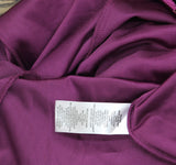 SLNY Womens Embellished Sheath Velvet Floral Print Dress Magenta Purple Multi 14