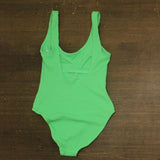 Salt + Cove Scoop Back Juniors Swim One Piece Swimsuit Mint Tea Green S