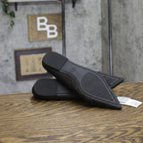 A New Day Valentina Pointed Toe Buckle Ballet Flats 94462477 Black 6M