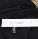 Aqua Womens Woven Balloon Pull On Pants IPO81200 Black L