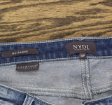 NYDJ Womens Petite Relaxed Boyfriend Jeans A671941 Torrent Peak Blue 16P