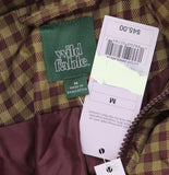 Wild Fable Bow Puffer Gingham Jacket 94658830 Brown Check M