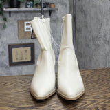 Universal Thread Women's Aubree Ankle Boots 88375051 Off White 8