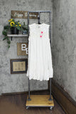 Xhilaration Women's Sleeveless Lace Detail Tiered Shift Dress JTD1324DXQ