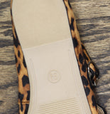 A New Day Womens Tasmin Leopard Print Flats Velvet 94568232 Leopard Brown 9.5M