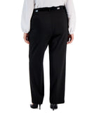 Kasper Womens Plus Size High-Rise Bootcut-Leg Pants 10847227