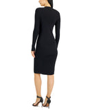 Donna Karan New York Women's Sweetheart Mini Ribbed Knit Dress D2GO8L72