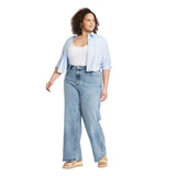 Universal Thread Womens High-Rise Wide Leg Jeans 89509712 Medium Wash Blue 30