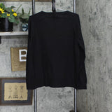 Lucky Brand Women's V-Neck Sweater 1721756 Jet Black L